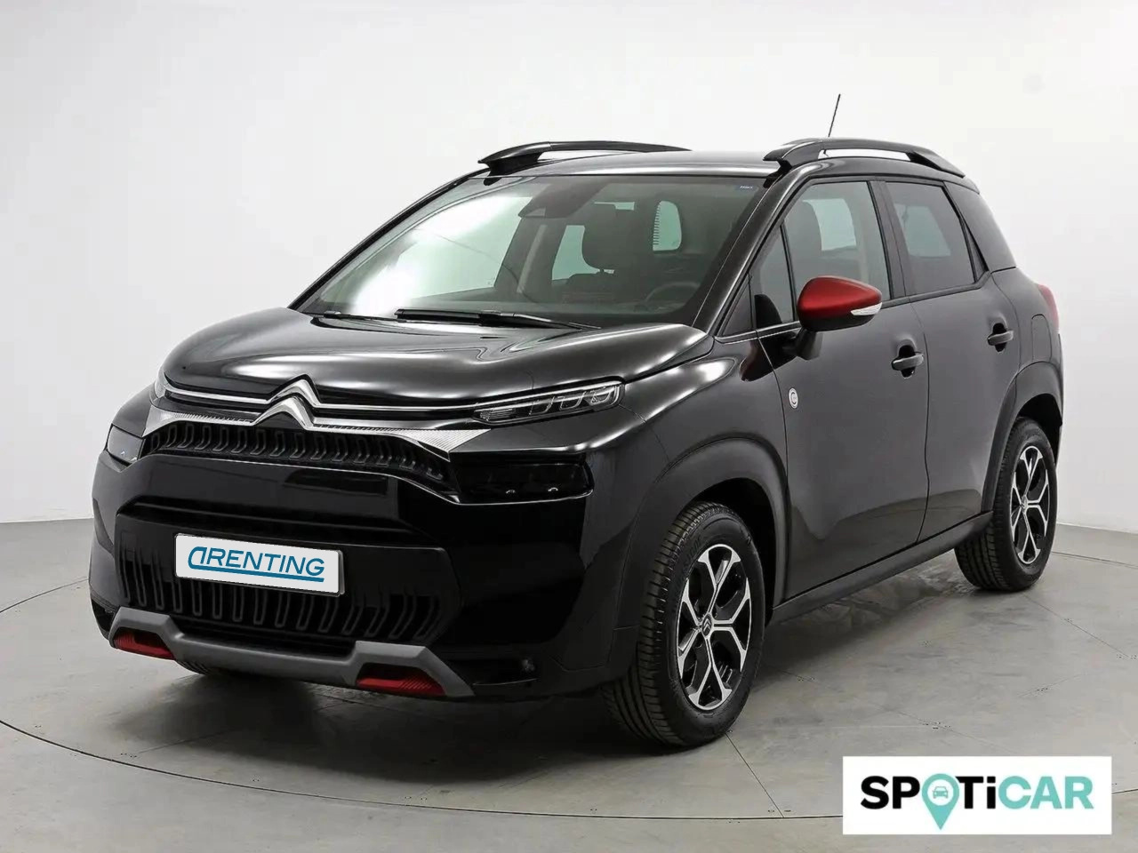 Renting Citroen C3 Aircross BlueHDi S&S C-Series 110 Negro 4