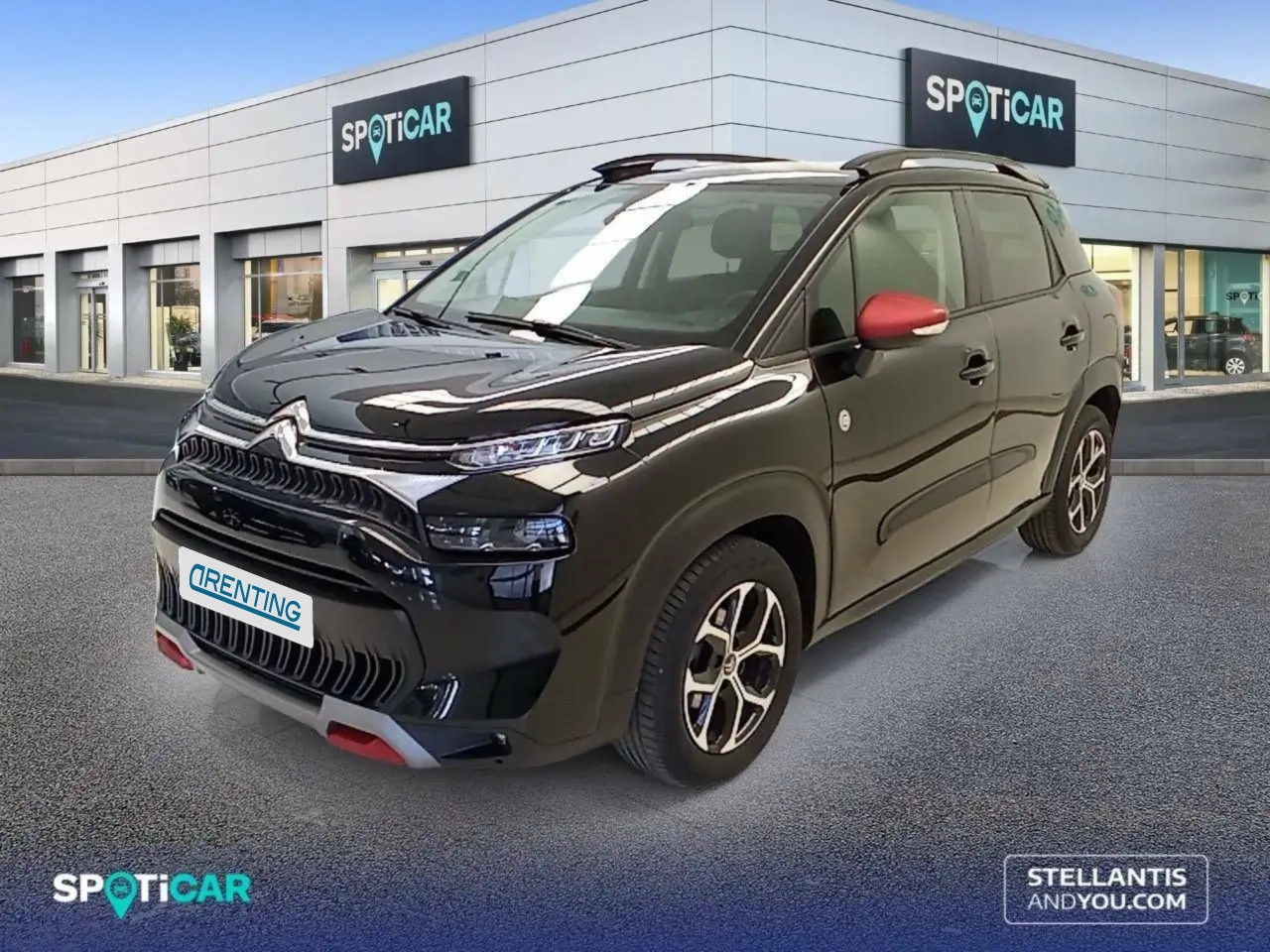 Renting Citroen C3 Aircross BlueHDi S&S C-Series 110 Negro 3