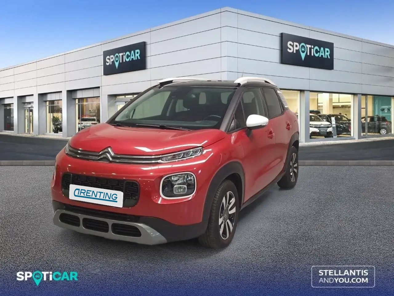 Renting Citroen C3 Aircross BlueHDi S&S Shine 110 Rojo