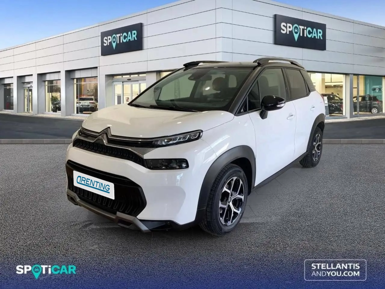 Renting Citroen C3 Aircross BlueHDi S&S Shine 110 Blanco 1