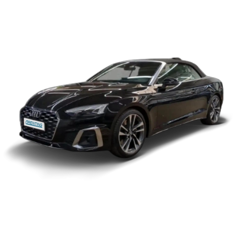 Renting Audi S5 Cabrio 3.0 TFSI quattro Tiptronic Negro