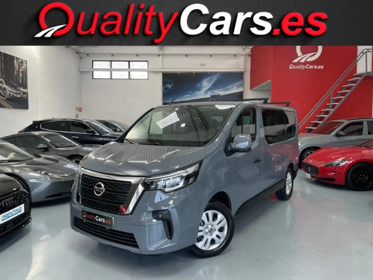 Renting Nissan Primastar Combi 6 2.0dCi L2H1 1T Premium Aut. 170 Gris