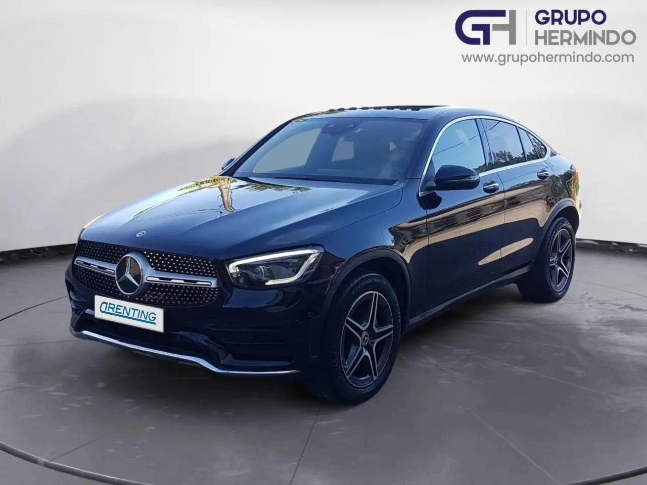 Renting Mercedes-Benz GLC 300 Coupé D 4 MATIC Negro