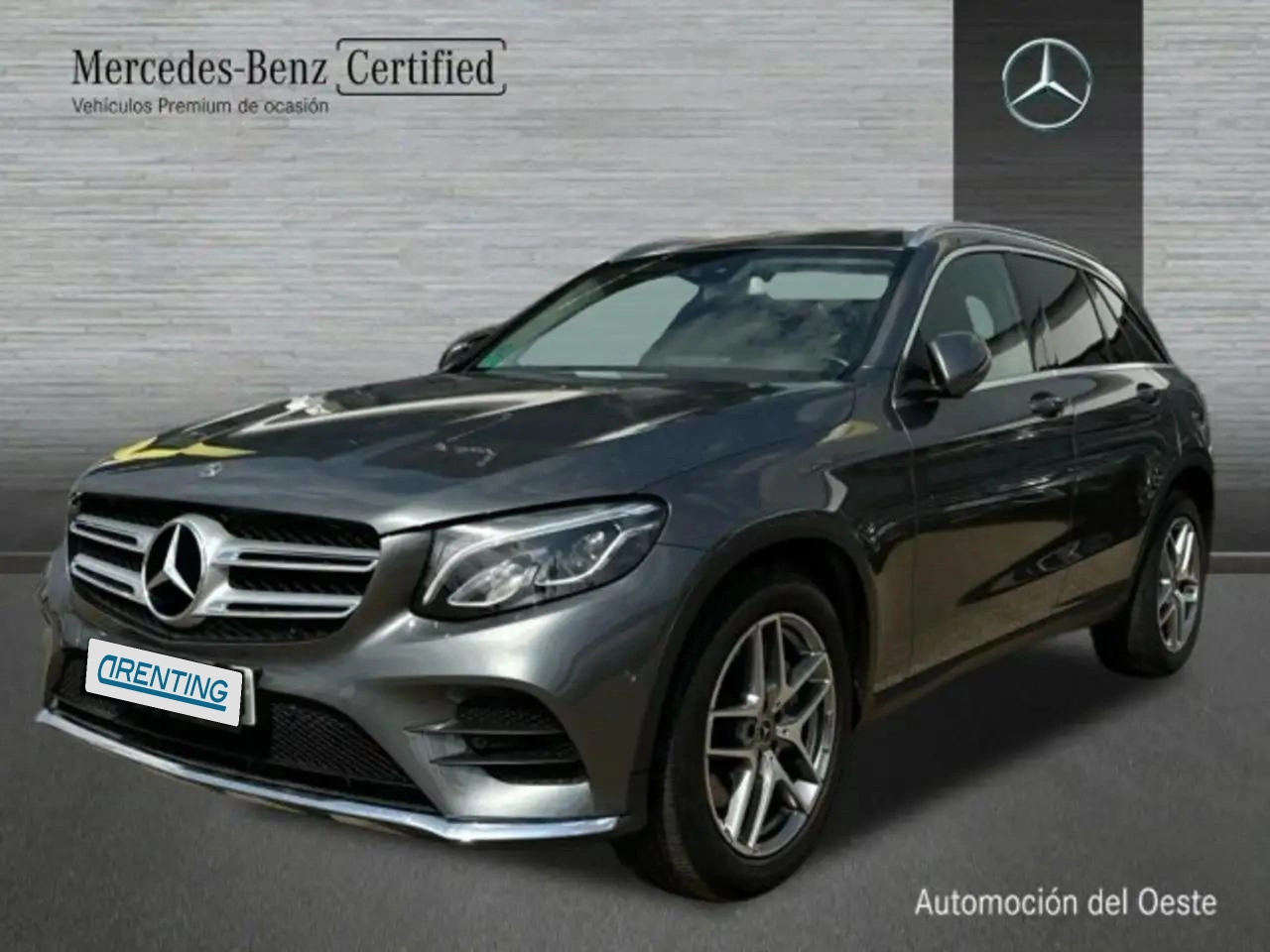 Renting Mercedes-Benz GLC 220 d 4matic amg line Gris