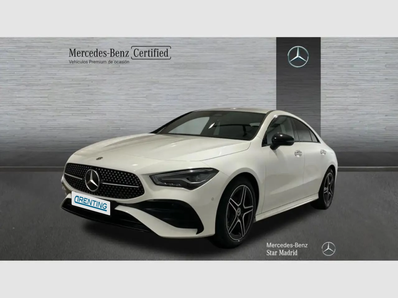 Renting Mercedes-Benz CLA 200 D DCT Blanco 1