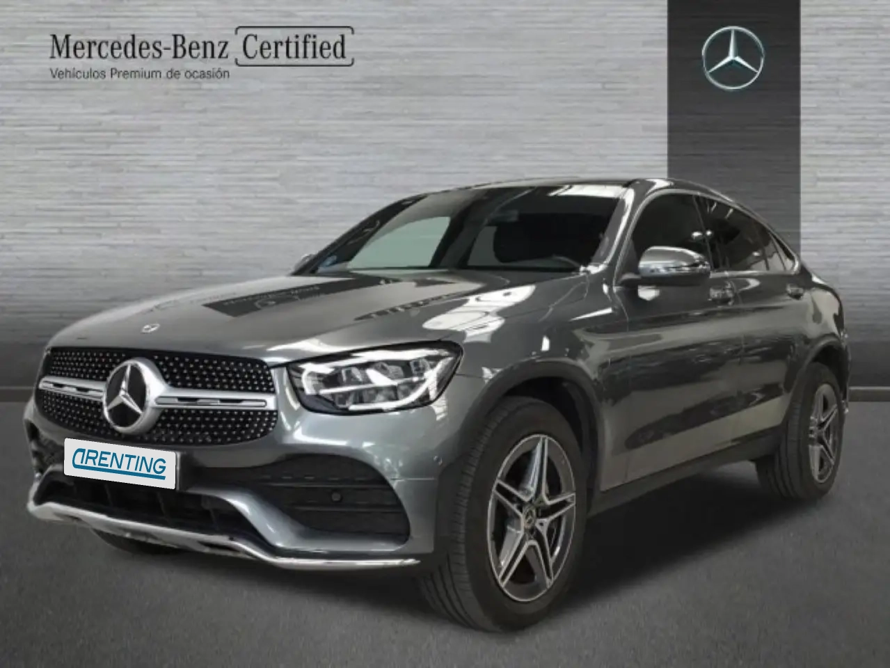 Renting Mercedes-Benz GLC 300 de 4Matic AMG Line (EURO 6d) Gris