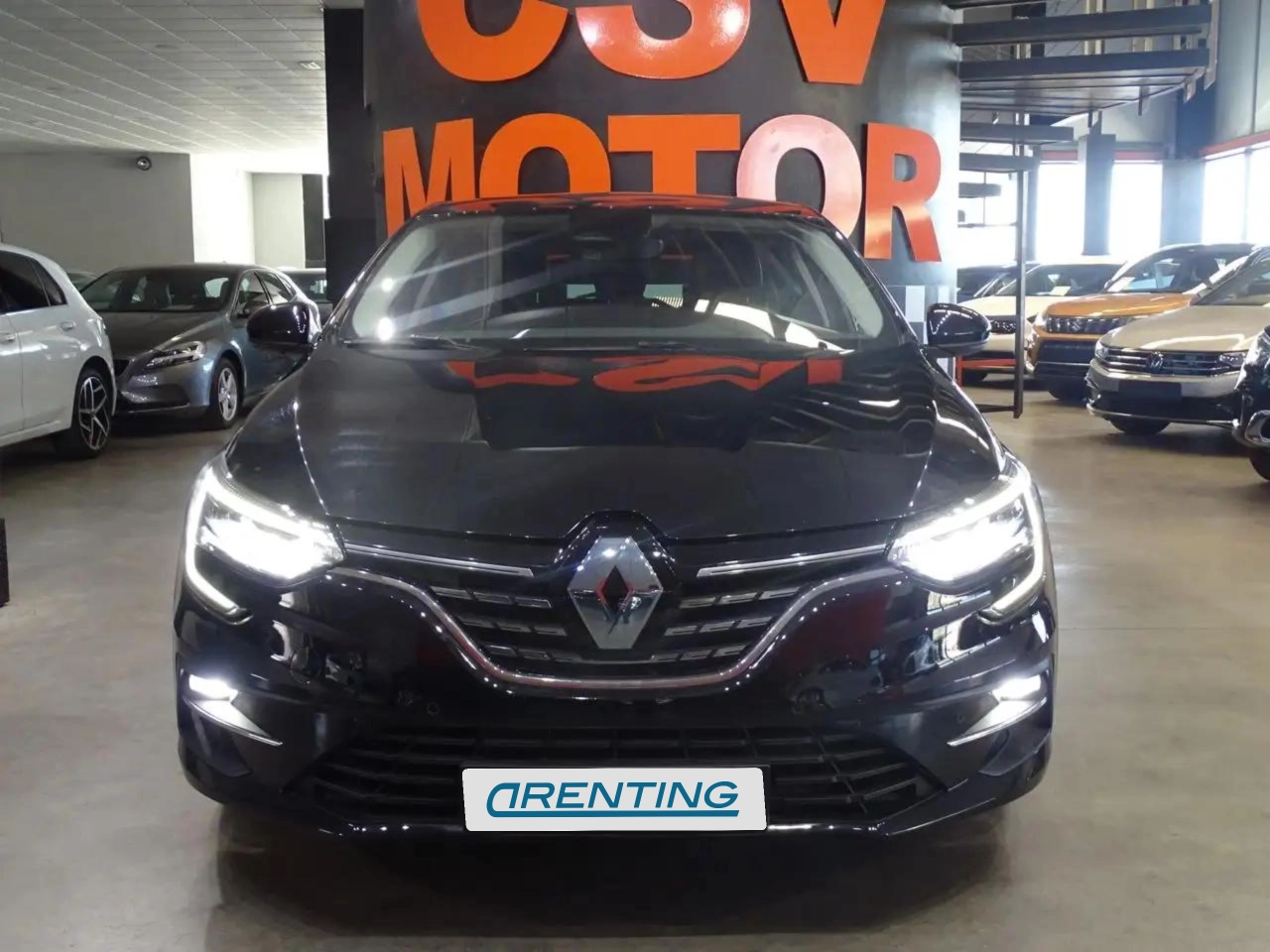 Renting Renault Megane Intens TCe 103 kW (140CV) GPF Negro 1