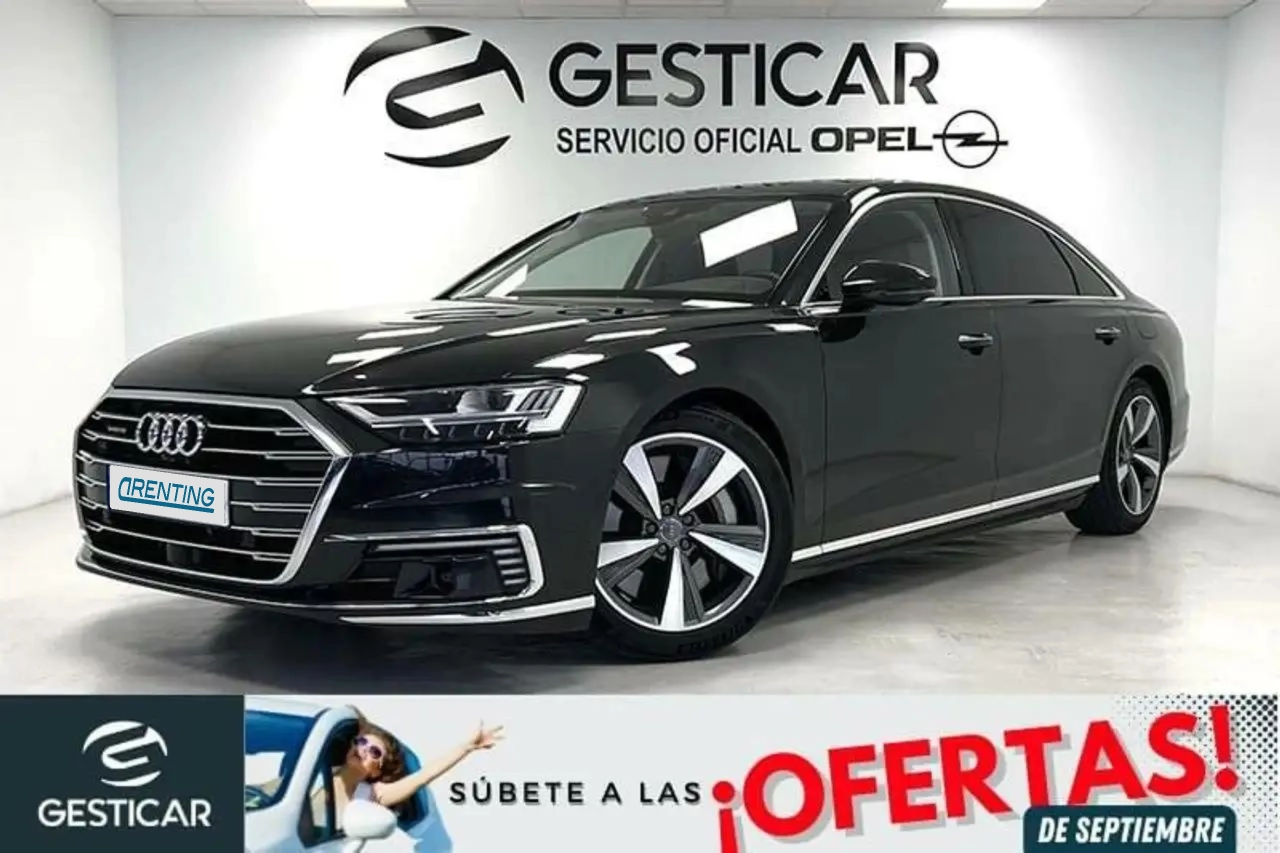 Renting Audi A8 L 60 TFSIE QUATTRO TIPTRONIC Gris