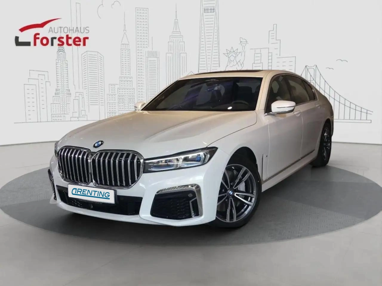 Renting BMW 740 m-sport 1