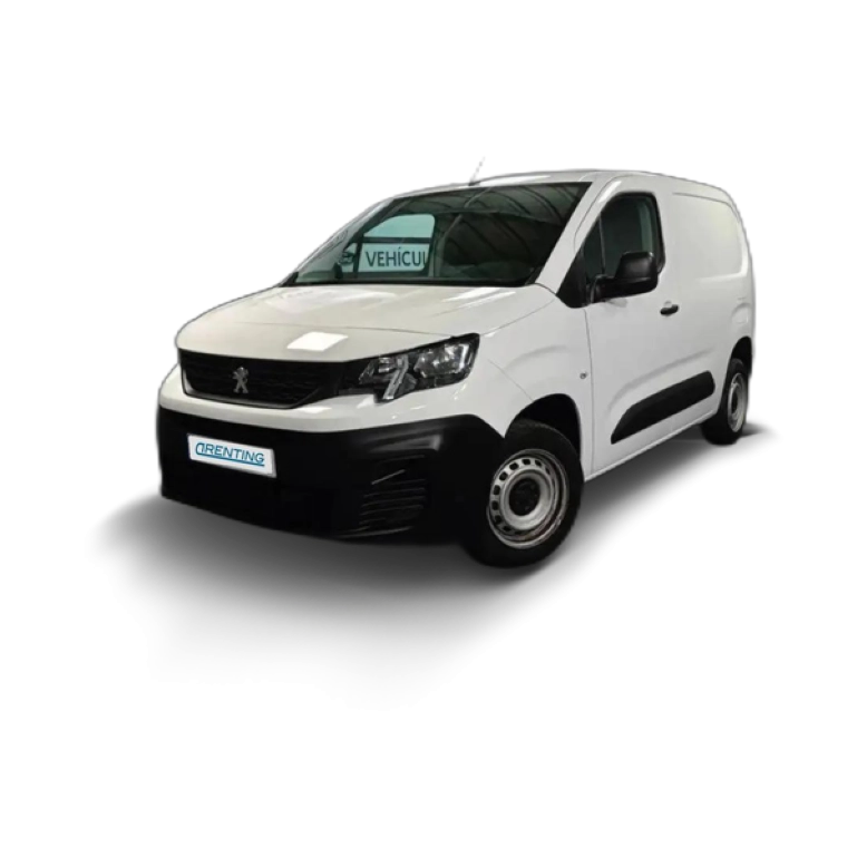 Renting Peugeot Partner 1.5BlueHDI S&S Asphalt Standard 1000kg 100 Blanco