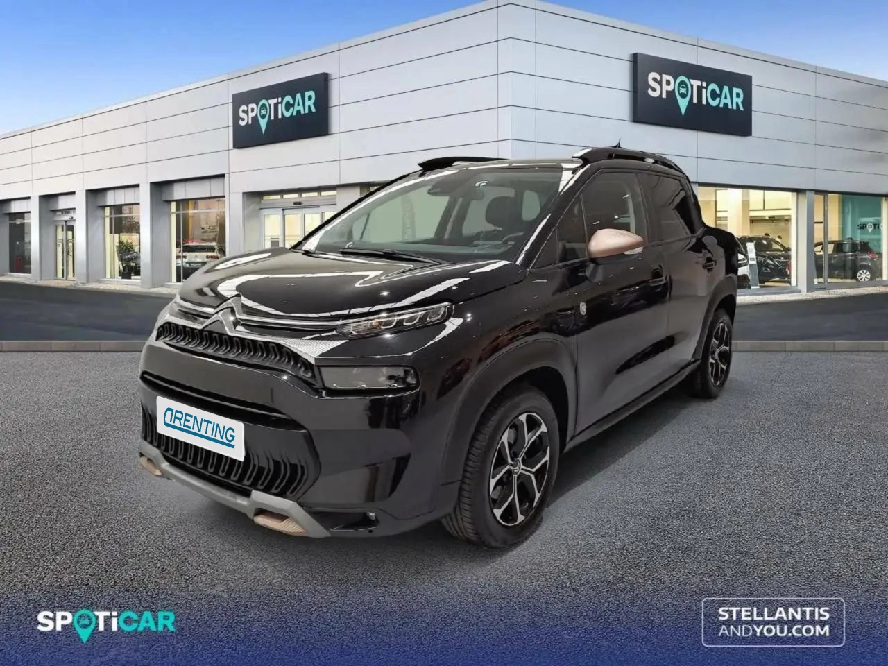 Renting Citroen C3 Aircross Puretech S&S C-Series 110 Negro 4