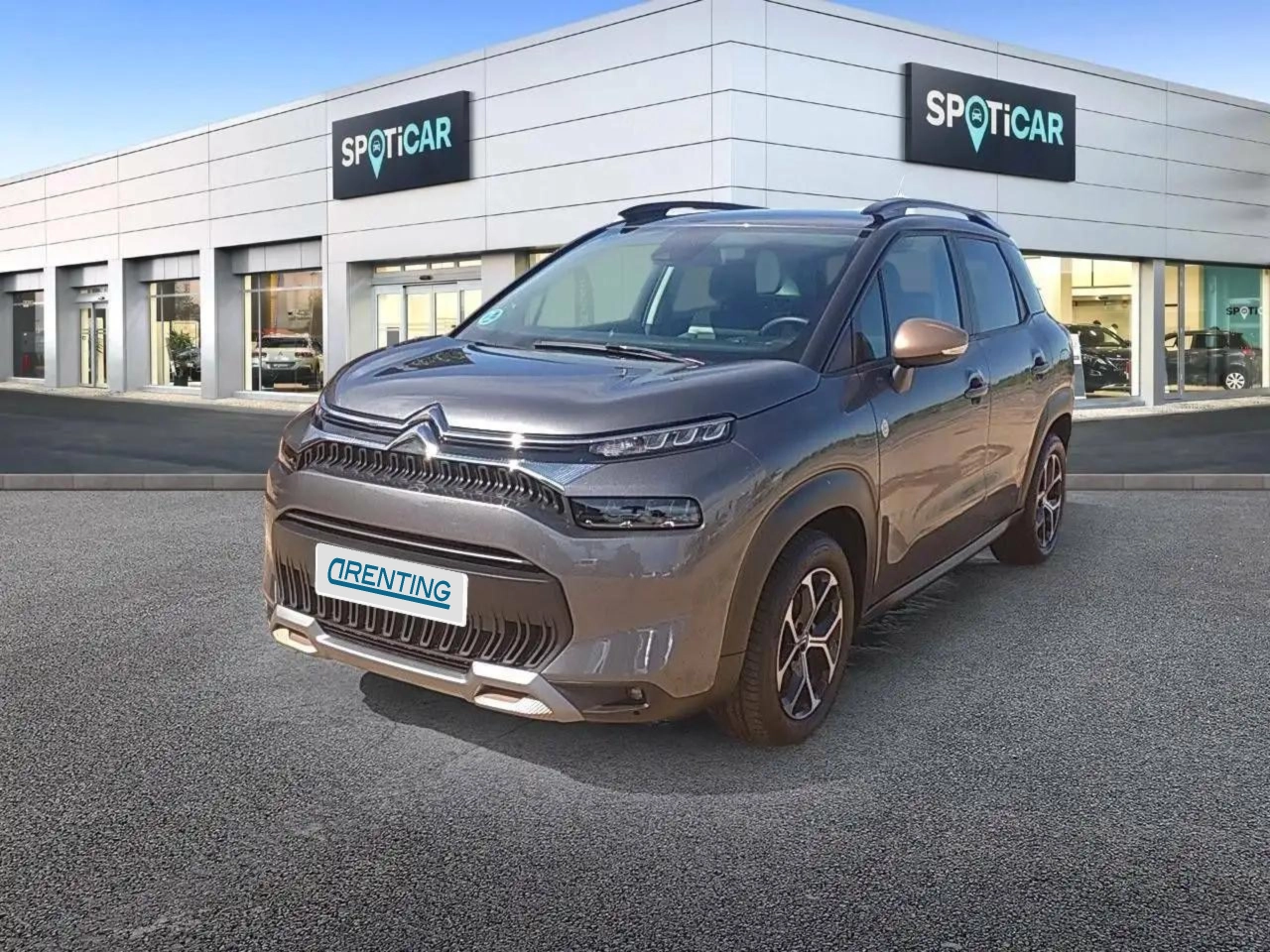 Renting Citroen C3 Aircross Puretech S&S C-Series 110 Gris 3