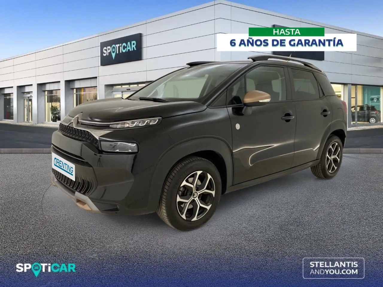 Renting Citroen C3 Aircross Puretech S&S C-Series 110 Negro 1