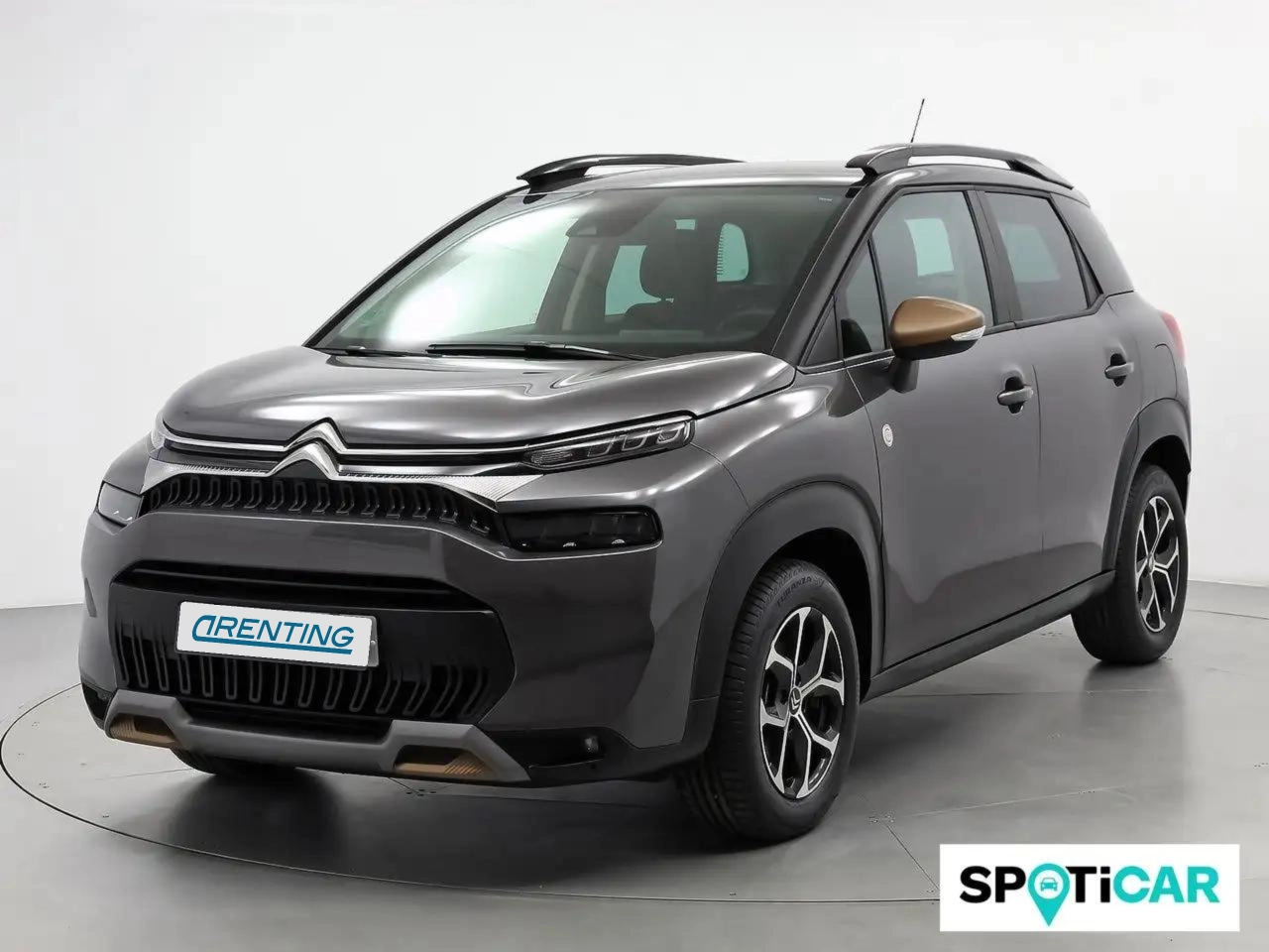 Renting Citroen C3 Aircross Puretech S&S C-Series 110 Gris 5