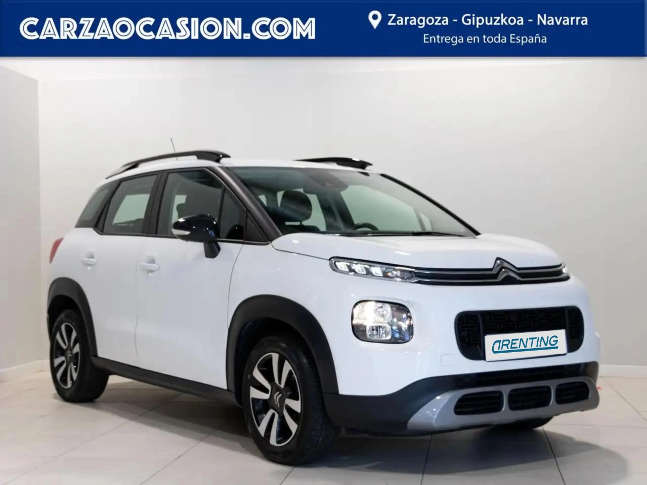 Renting Citroen C3 Aircross Puretech S&S Feel 130 Blanco