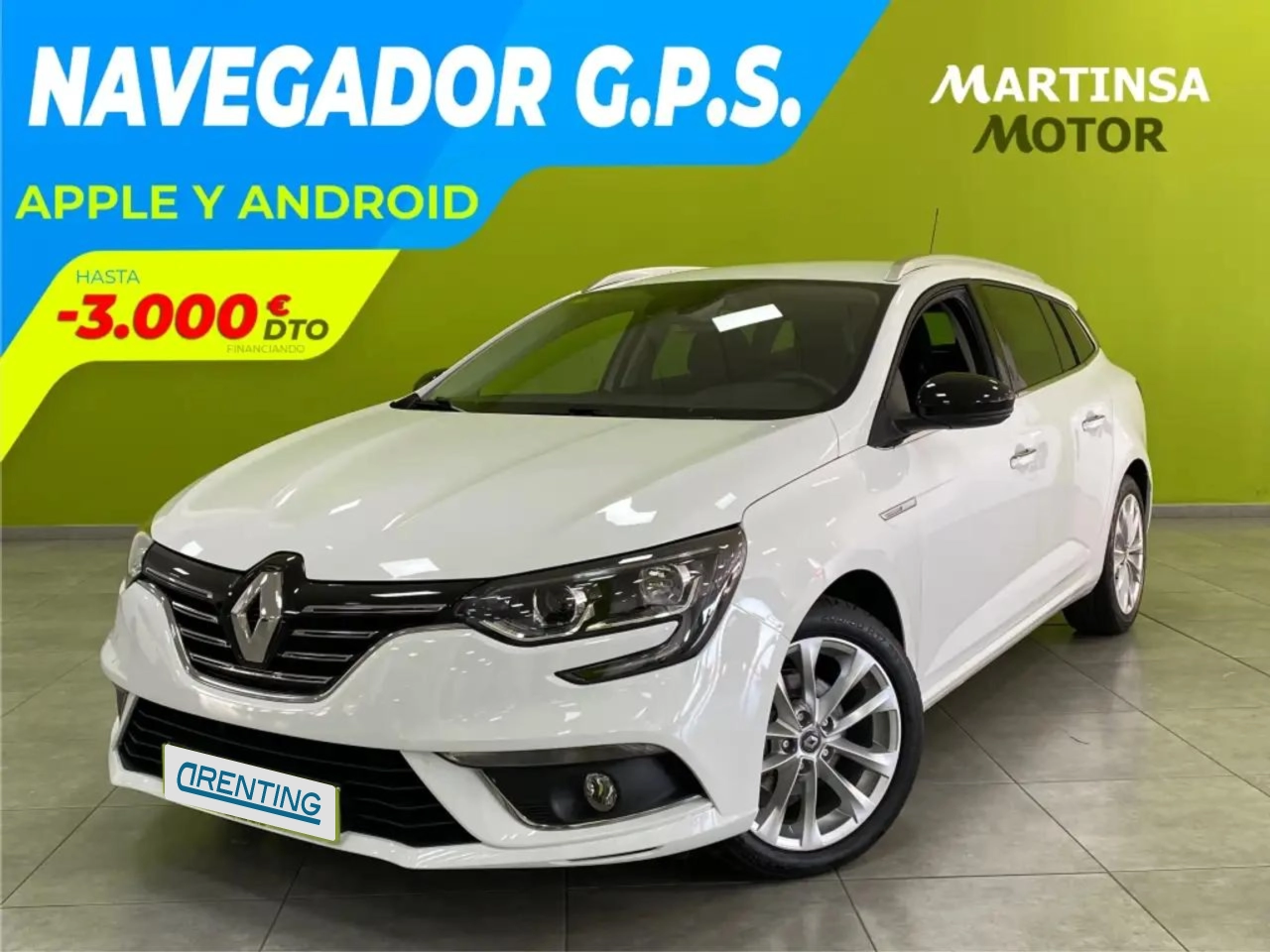 Renting Renault Megane S.T. 1.3 TCe GPF Zen 103kW Blanco