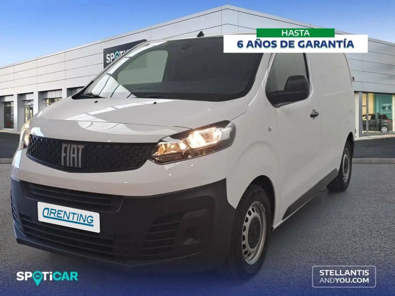 Renting Fiat Scudo Furgón L1 120cv MT6 Business Blanco