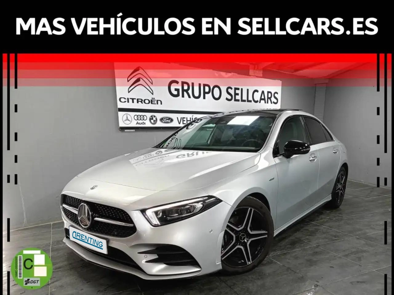 Renting Mercedes-Benz A 180 Sedán Gris