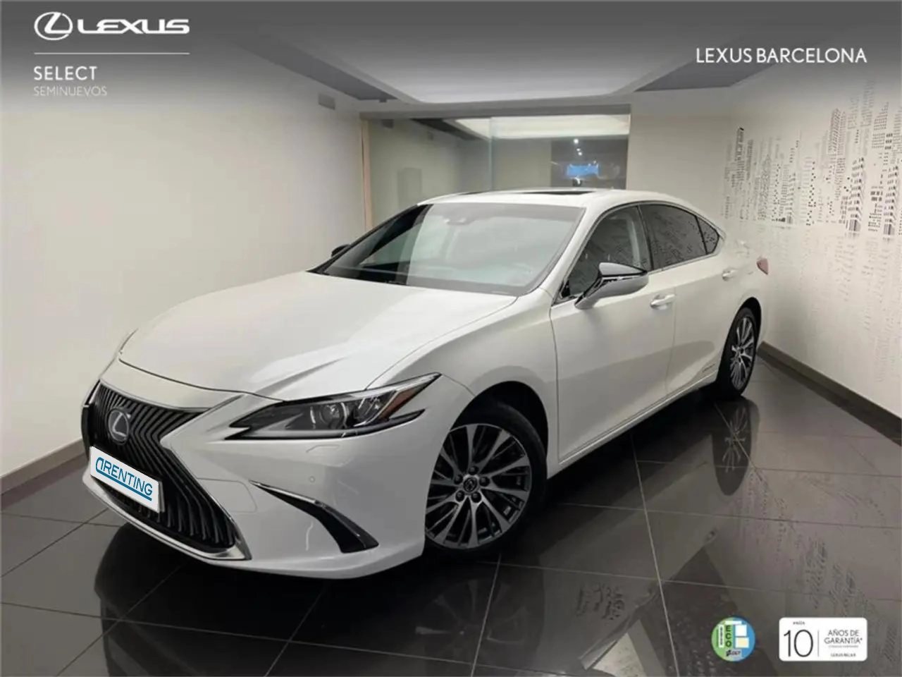 Renting Lexus ES 350 SEDÁN BUSINS 2.5 Híbrido Gasolina (218CV) Transm