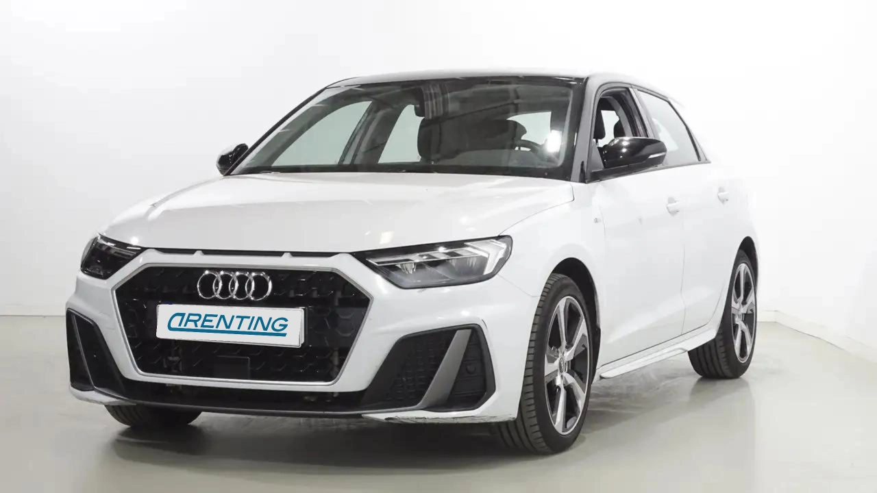 Renting Audi A1 Sportback 30 TFSI Adrenalin Blanco 2