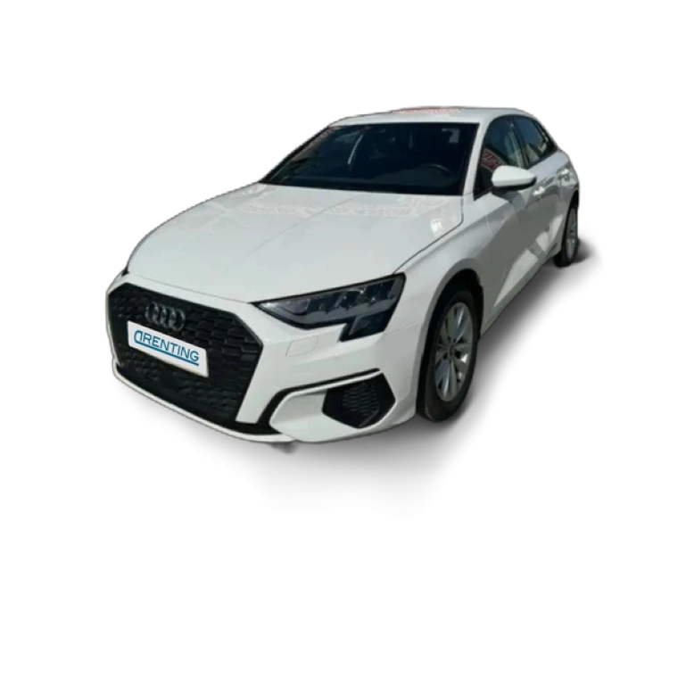 Renting Audi A3 Sportback 30 TFSI S tronic Blanco 4