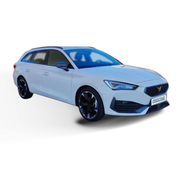 Renting CUPRA Leon Sportstourer 2.0 TSI DSG 140KW Blanco