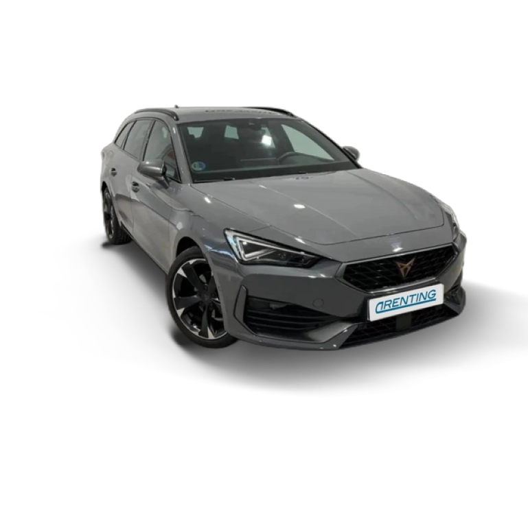 Renting CUPRA Leon Sportstourer 2.0 TSI VZ DSG 180KW Gris