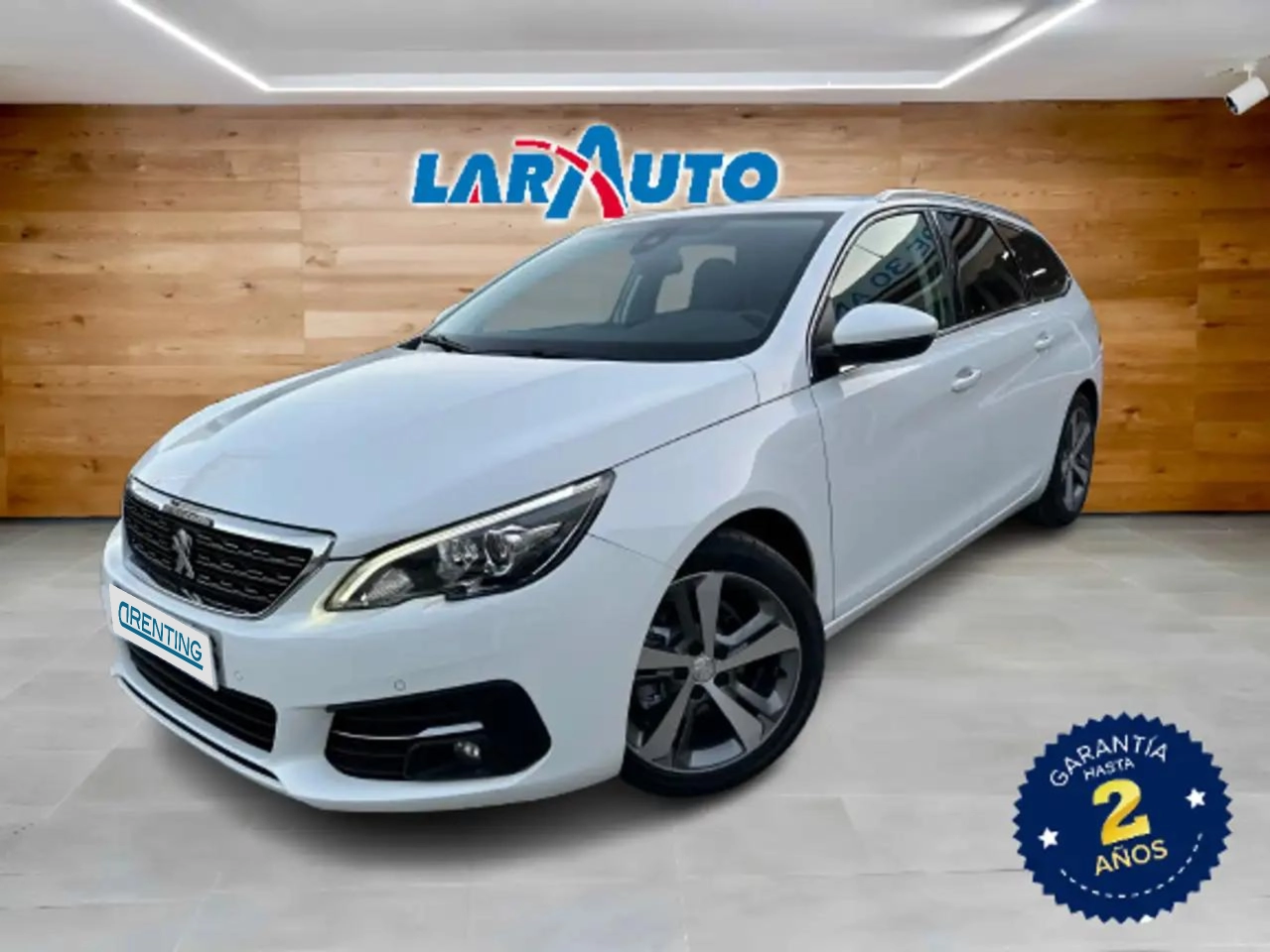 Renting Peugeot 308 SW 1.2 PureTech S&S Allure 130 Blanco 1