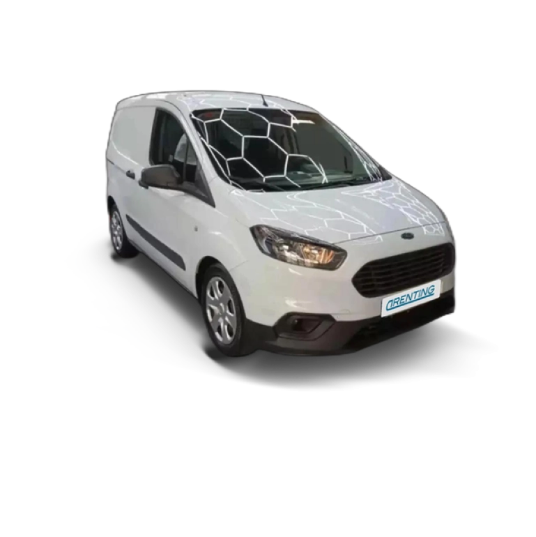 Renting Ford Transit Courier Van 1.5TDCi 75cv BOLA DE REMOLQUE Blanco