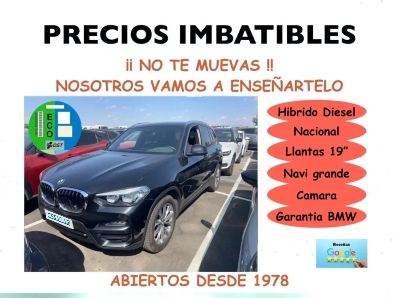 Renting BMW X3 xDrive 20dA Negro 5 1