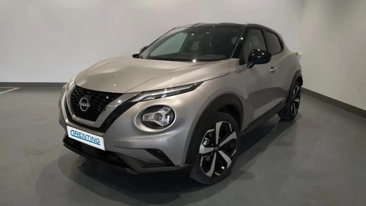 Renting Nissan Juke 1.0 DIG-T Tekna 4×2 114 Plateado