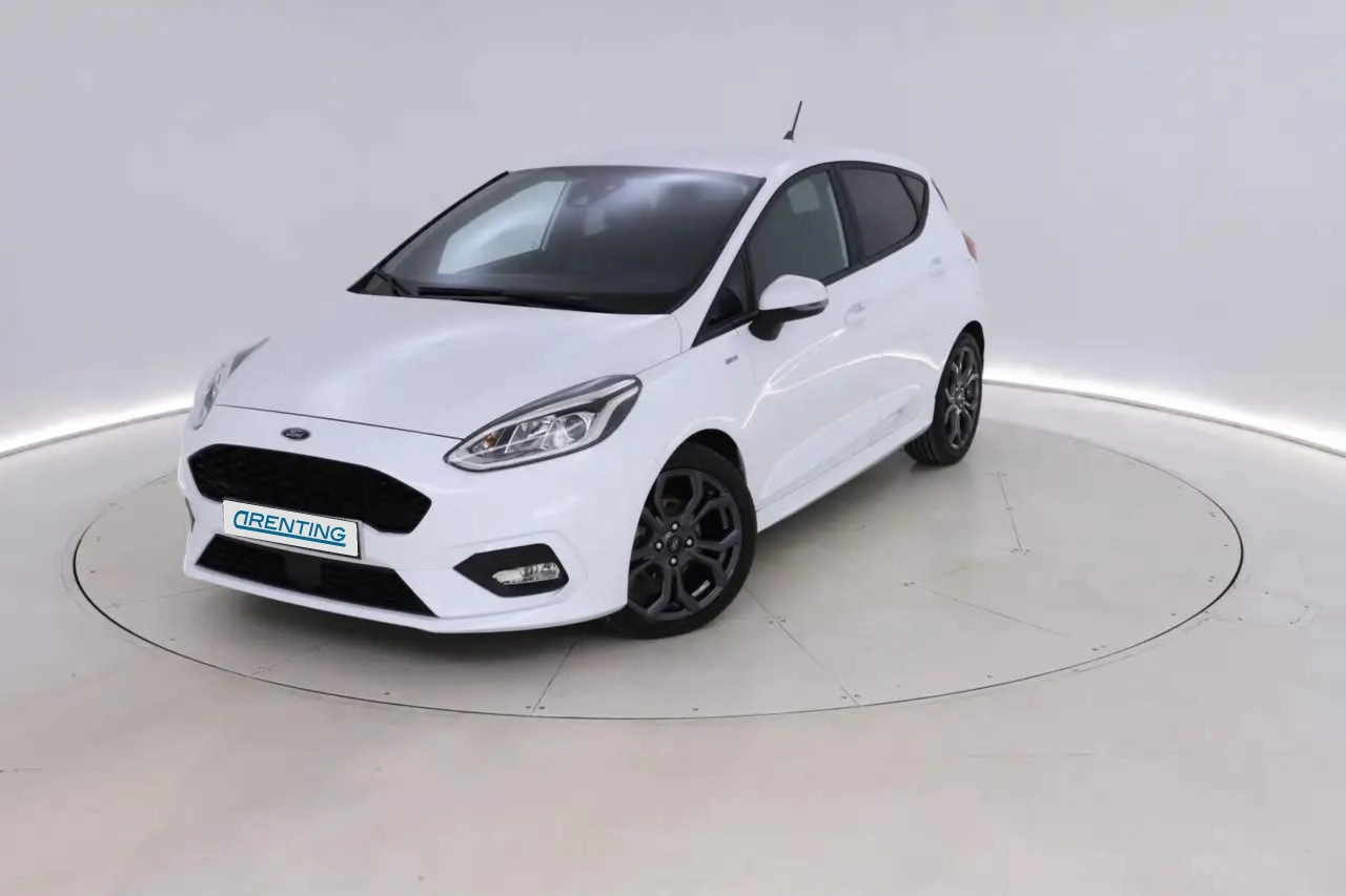 Renting Ford Fiesta 1.0 EcoBoost MHEV 92kW(125CV) ST-Line 5p Blanco