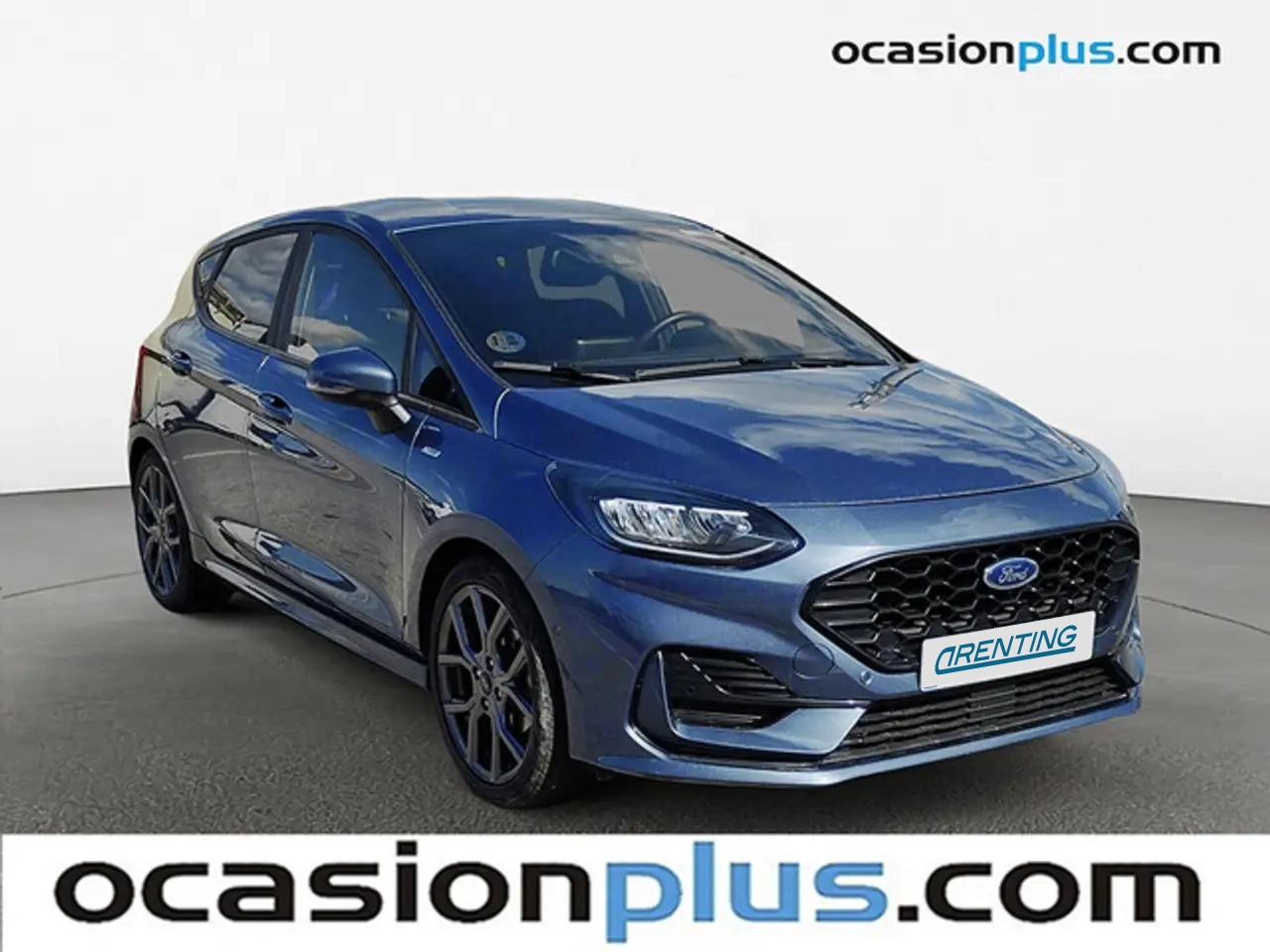 Renting Ford Fiesta 1.0 EcoBoost MHEV ST Line 125 Azul 6 2