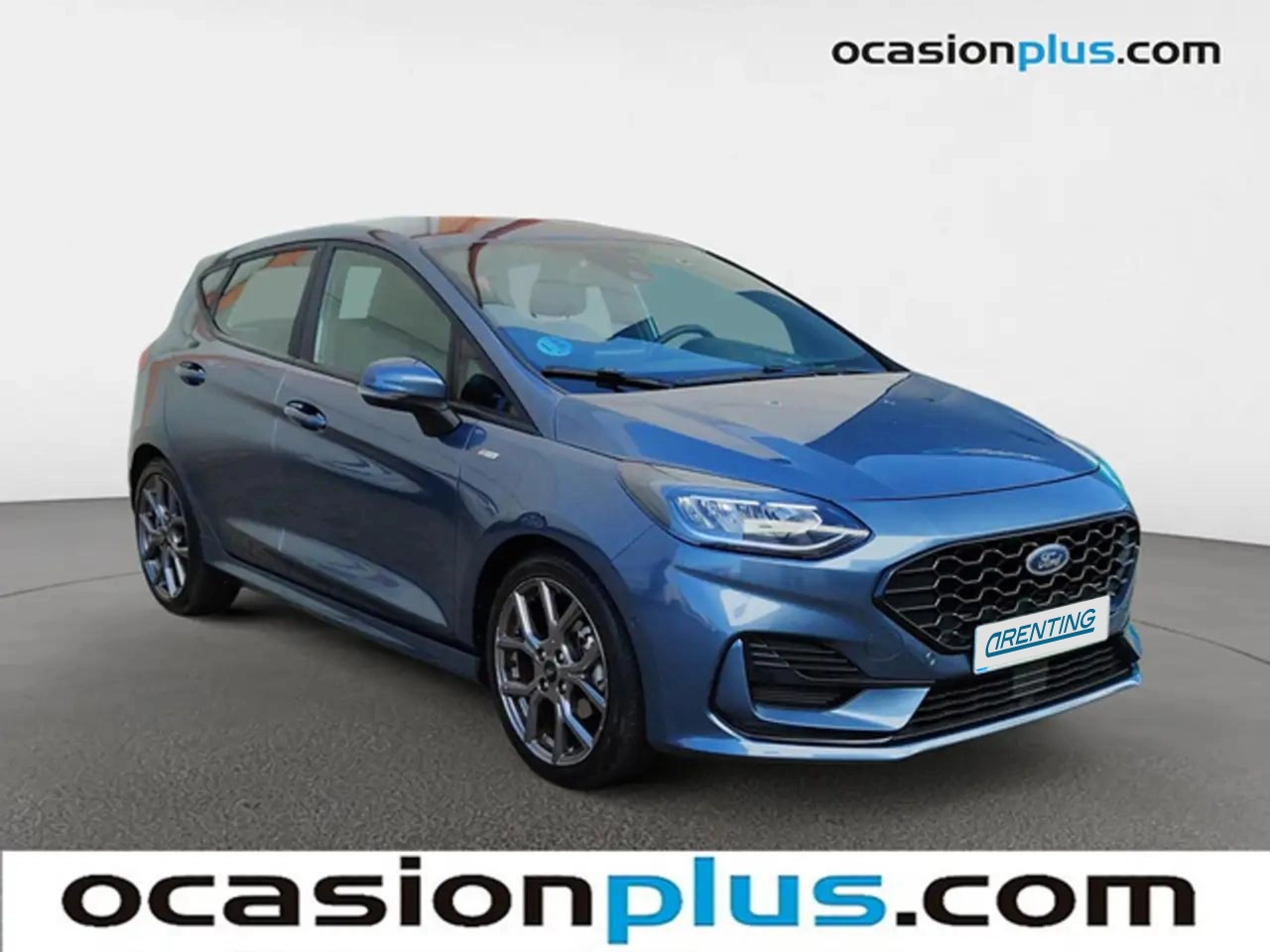 Renting Ford Fiesta 1.0 EcoBoost MHEV ST Line 125 Azul 5