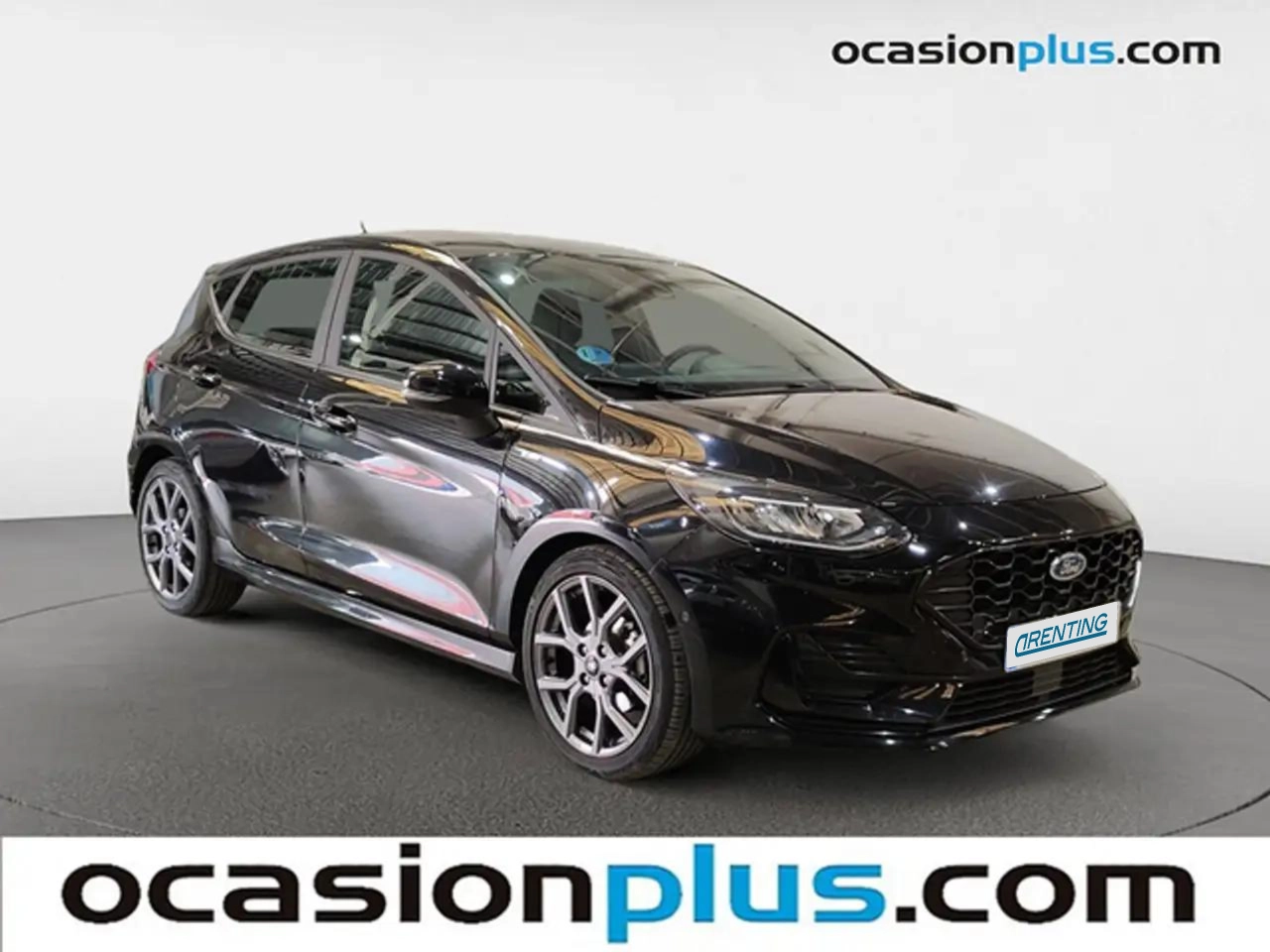 Renting Ford Fiesta 1.0 EcoBoost MHEV ST Line 125 Negro 1