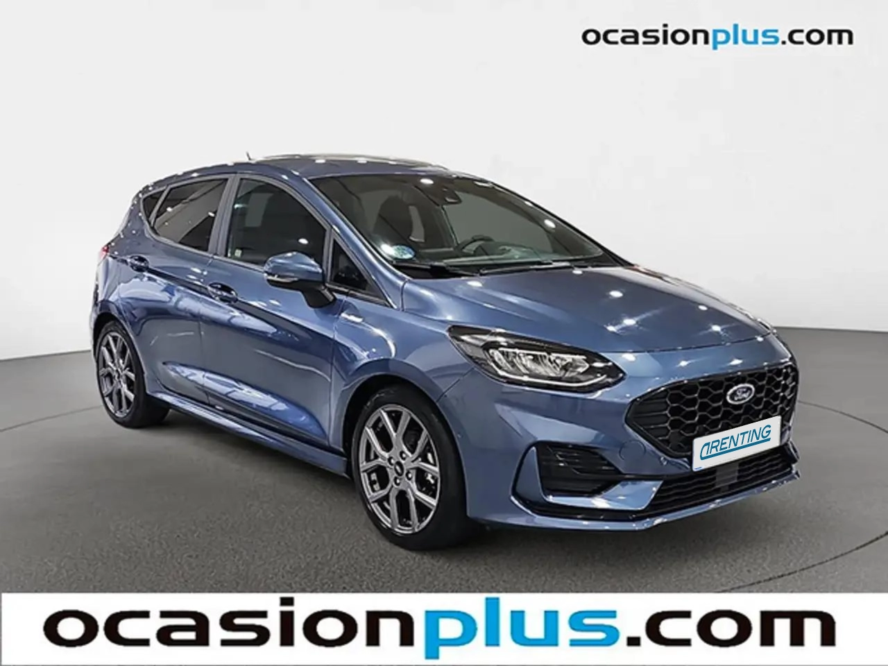 Renting Ford Fiesta 1.0 EcoBoost MHEV ST Line 125 Azul 3