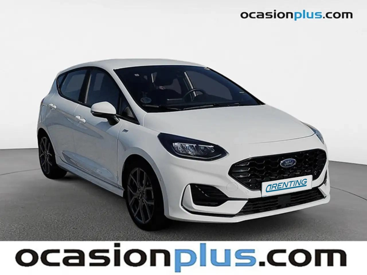 Renting Ford Fiesta 1.0 EcoBoost MHEV ST Line 125 Blanco 1