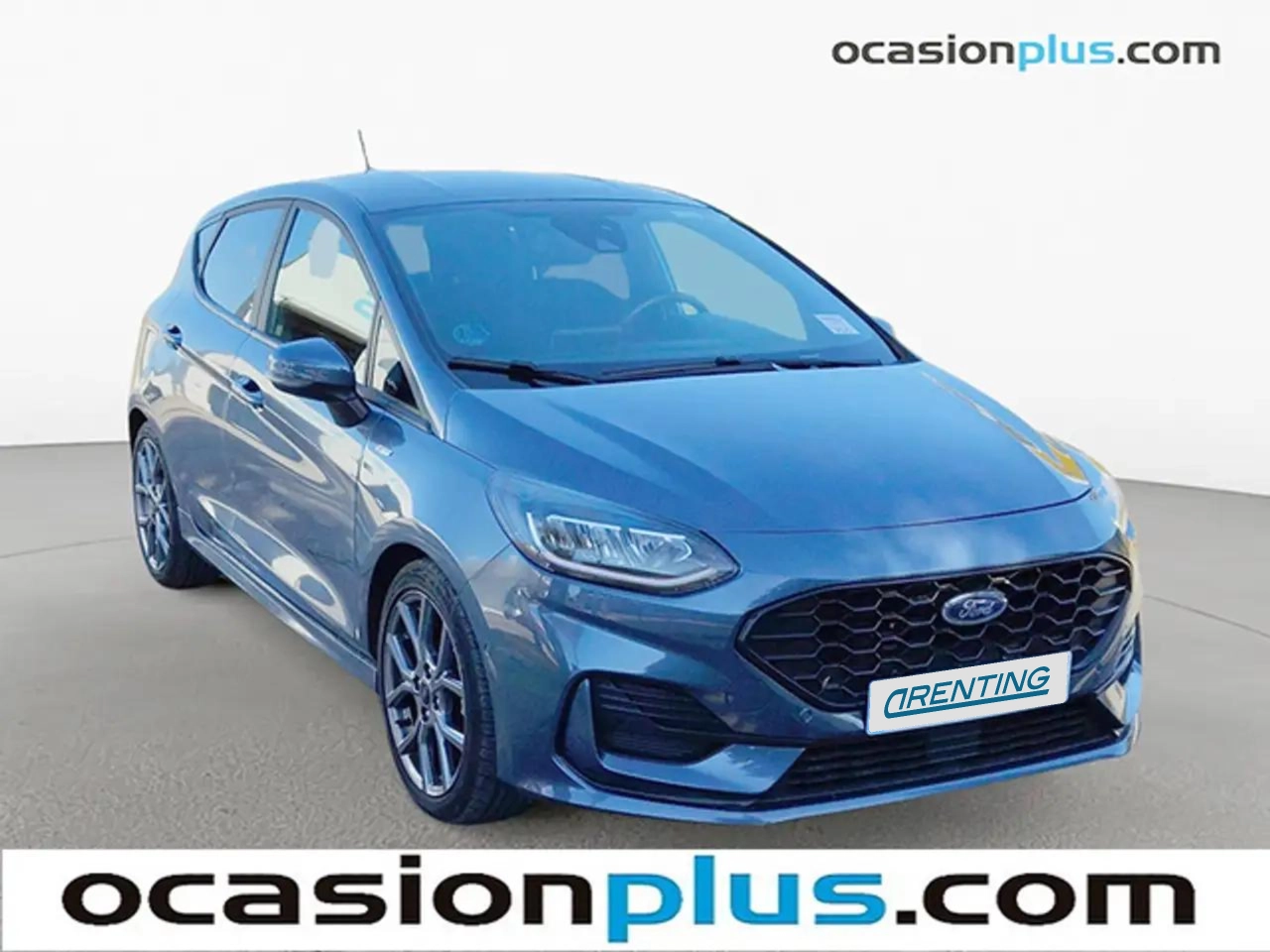 Renting Ford Fiesta 1.0 EcoBoost MHEV ST Line 125 Azul 2 2