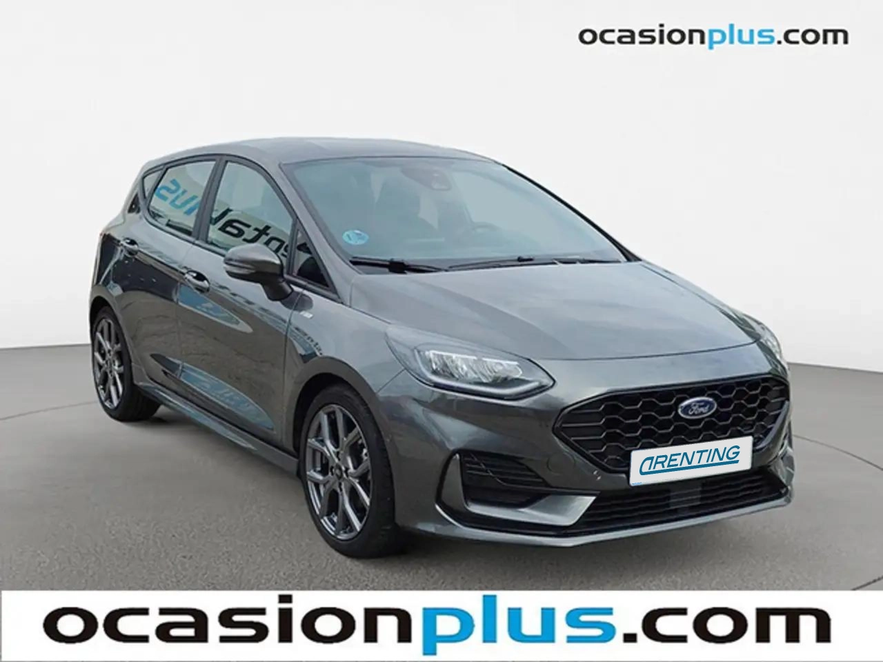 Renting Ford Fiesta 1.0 EcoBoost MHEV ST Line 125 Gris 1 2