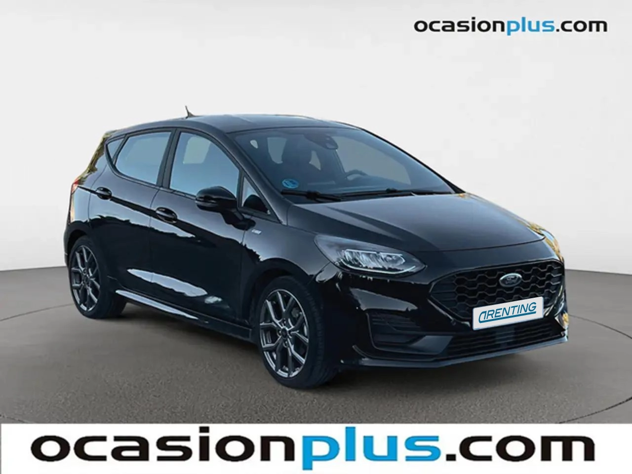 Renting Ford Fiesta 1.0 EcoBoost MHEV ST Line 125 Negro 1 1