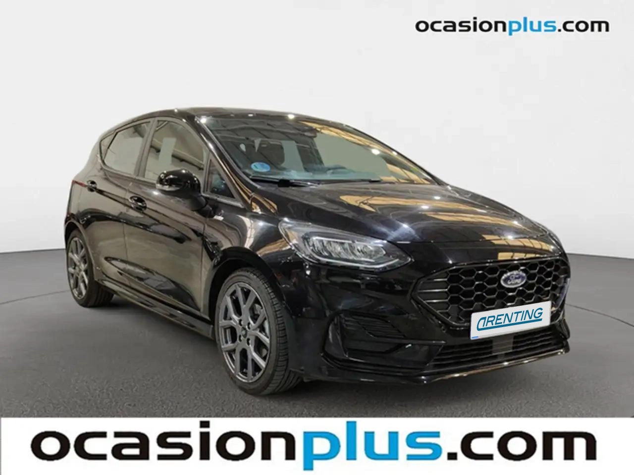 Renting Ford Fiesta 1.0 EcoBoost MHEV ST Line 125 Negro 2