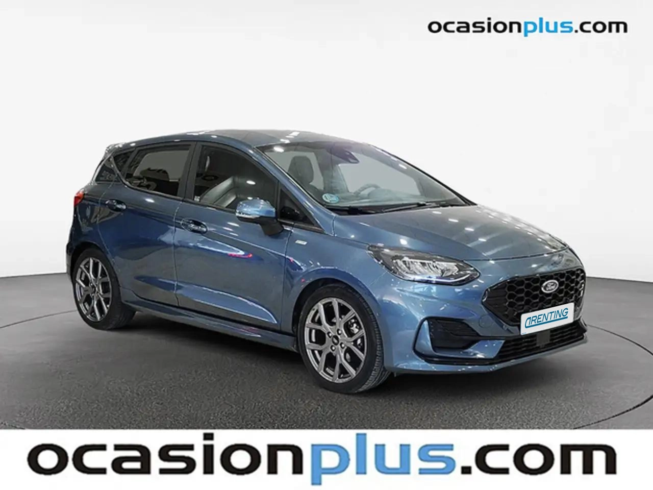 Renting Ford Fiesta 1.0 EcoBoost MHEV ST Line 125 Azul 6 1