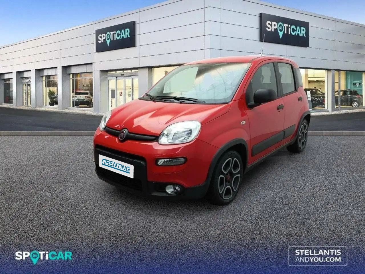 Renting Fiat Panda 1.0 Gse City Live Hybrid Rojo