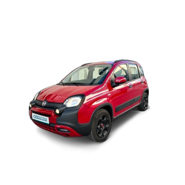 Renting Fiat Panda 1.0 Gse Cross Hybrid Rojo