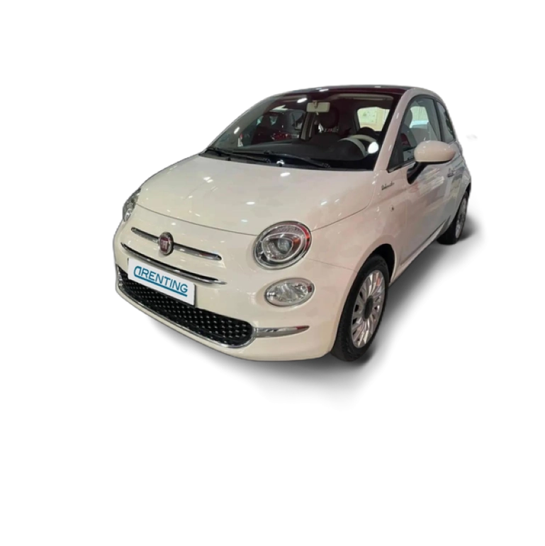 Renting Fiat 500 1.0 Hybrid Dolcevita 52kW Blanco 4