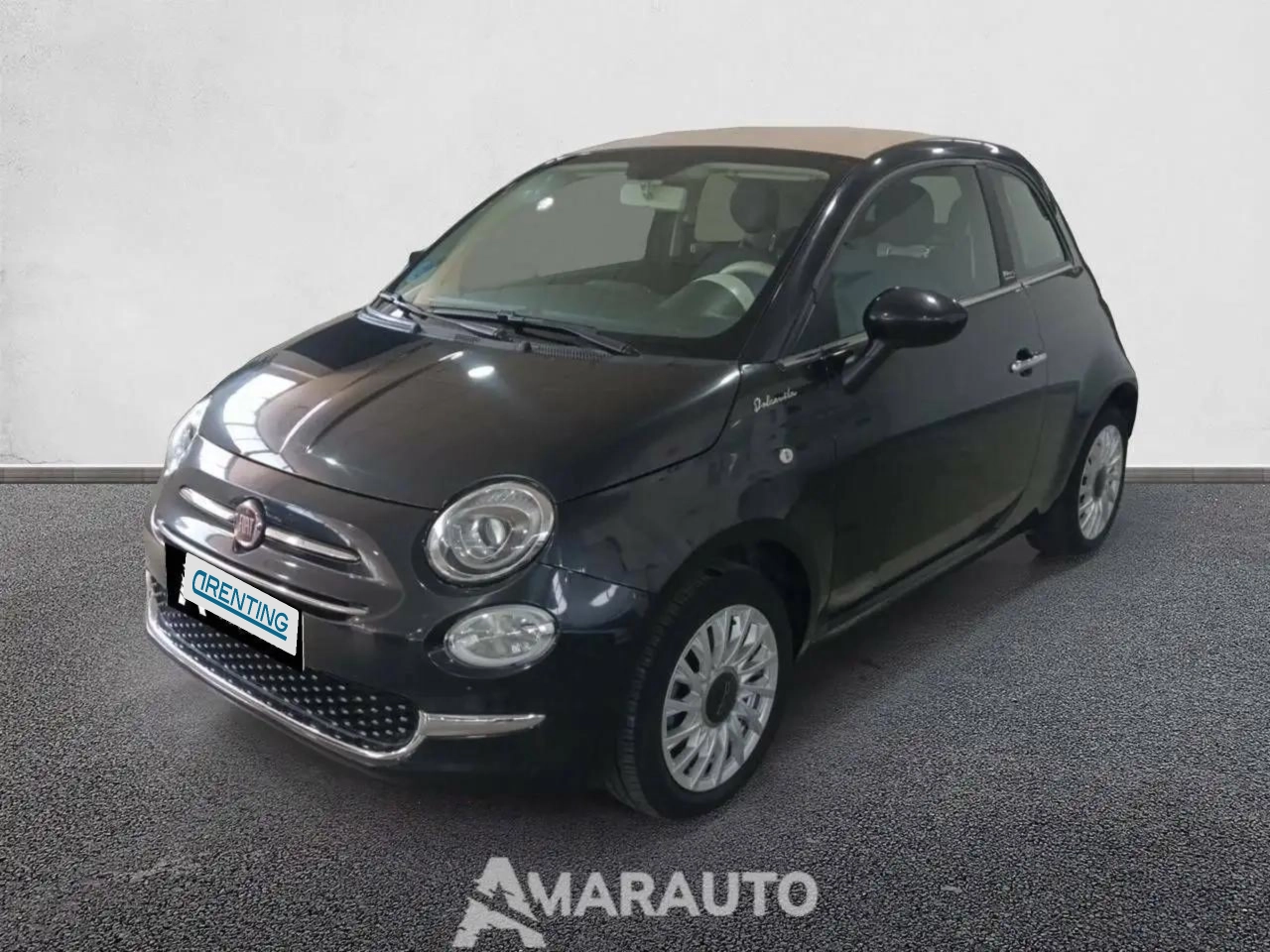 Renting Fiat 500C 1.0 Hybrid Dolcevita 52kW Negro 4