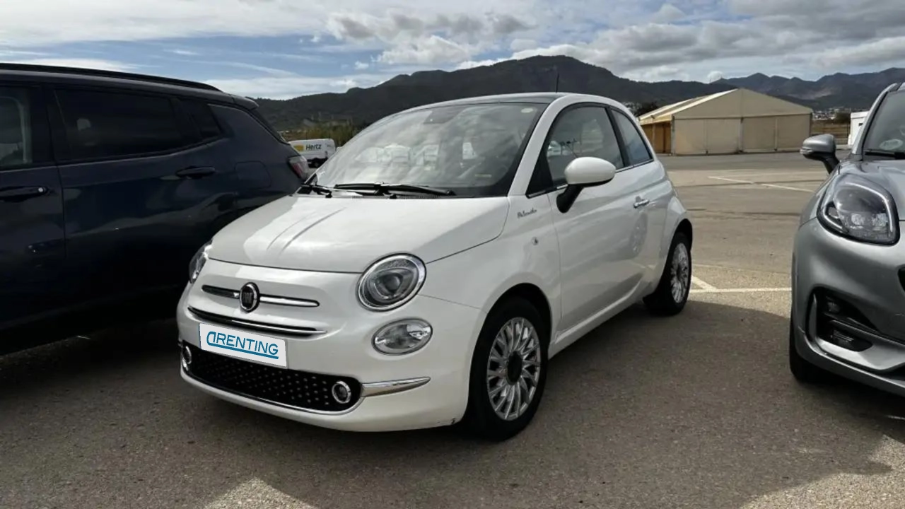 Renting Fiat 500 1.0 Hybrid Dolcevita 52kW Blanco 14