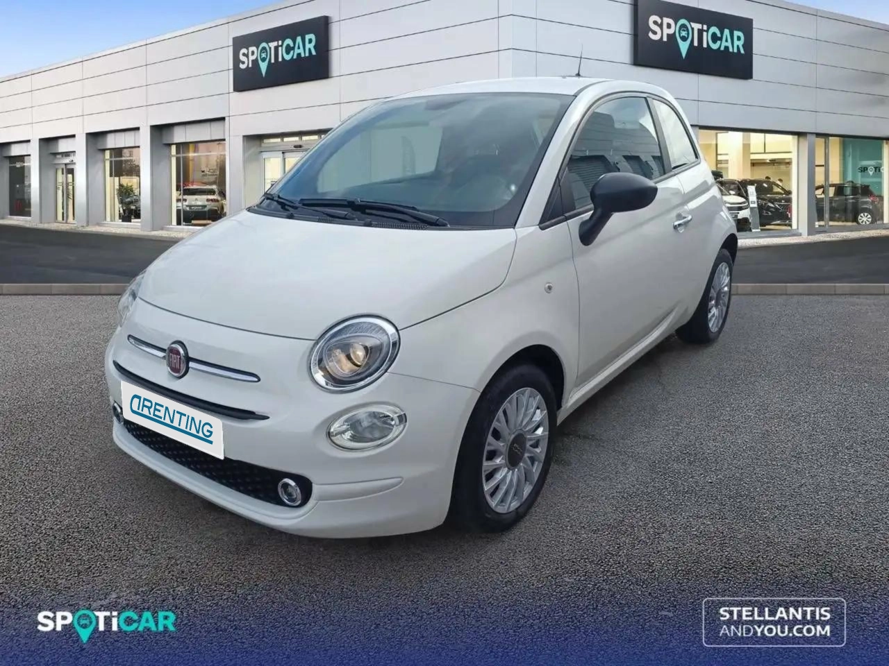 Renting Fiat 500 1.0 Hybrid Dolcevita 52kW Blanco 7