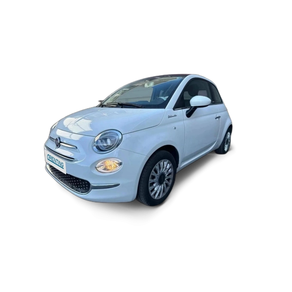 Renting Fiat 500 1.0 Hybrid Dolcevita 52kW Blanco 1