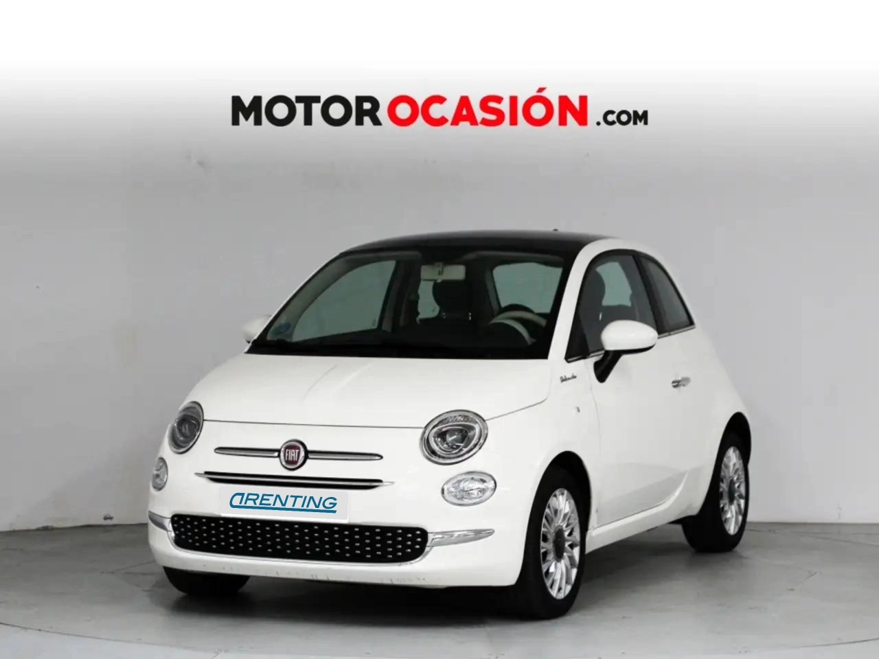 Renting Fiat 500C 1.0 Hybrid Dolcevita SS 52kW Blanco